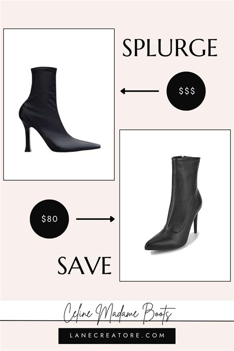 celine madame boots copy|A to Z Guide to the Best Designer Inspired Boots .